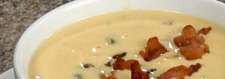 Beer Cheese Soup with Goose Island IPA