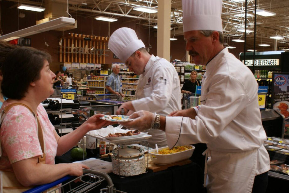 In-store cooking demonstrations