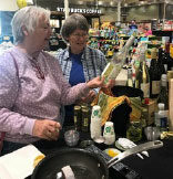 Cooking with wine in-store demo
